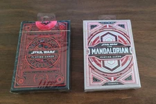 Theory 11 Playing Cards (2 pack lot) Star Wars (red back) & Mandalorian