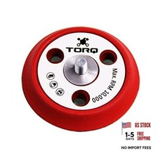 Torq BUFLC_200 R5 Dual-Action Backing Plate with Hyper 3 Inch Dual Action Red