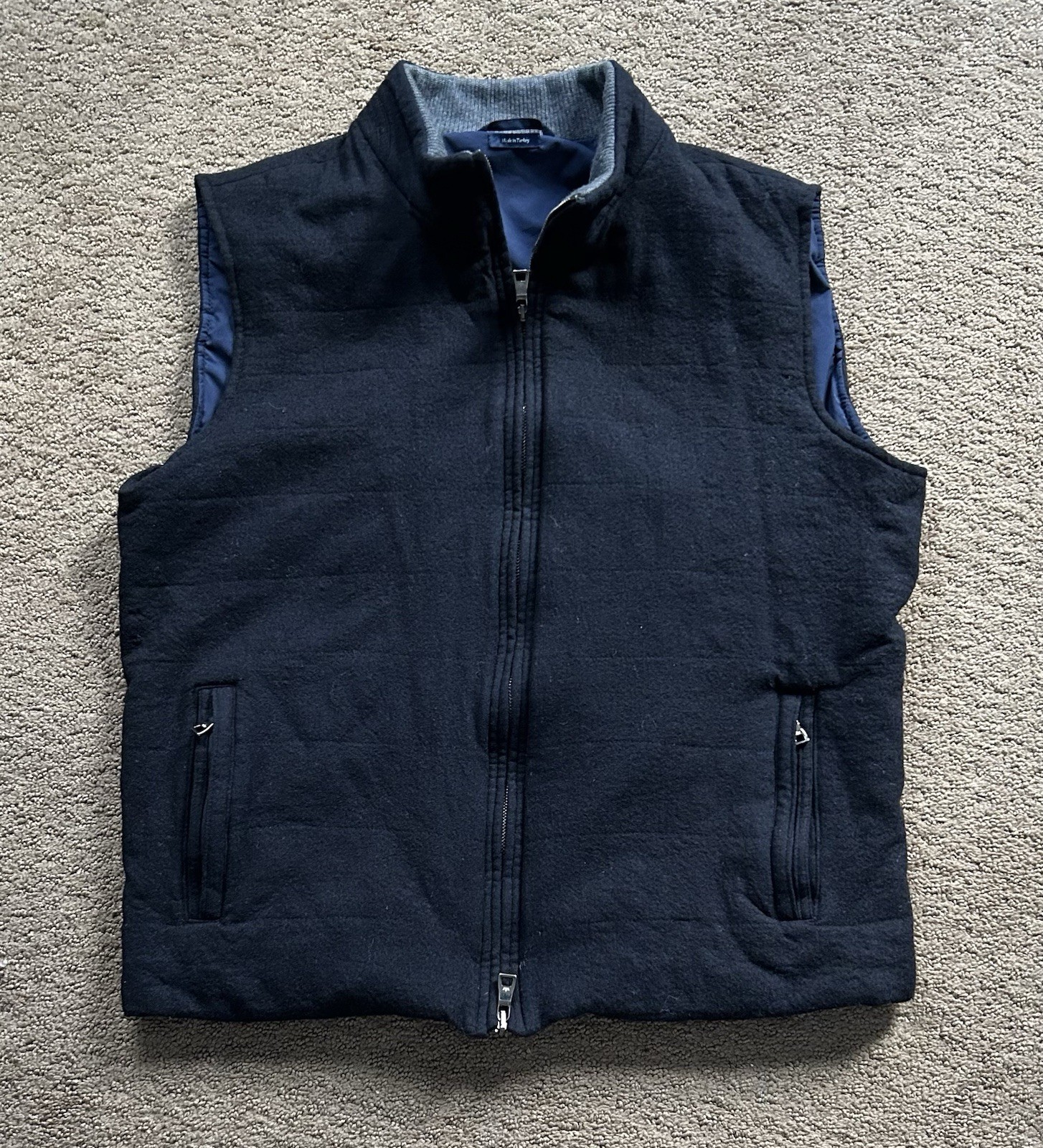 Peter Millar Collection Excursionist Wool Vest Da… - image 1
