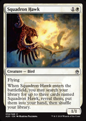 Squadron Hawk x1 NM Magic the Gathering 1x Masters 25 mtg card