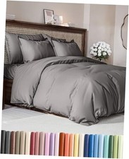 Duvet Cover Full Size - Extra Soft Full 80x90 08 - Dark Grey No Comforter 