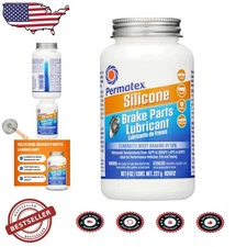 High-Performance 8oz Silicone Brake Lubricant - Paste, Quiet Stops, EV Ready
