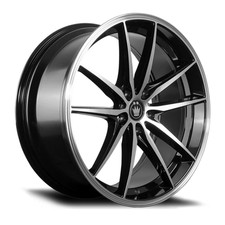 Konig Oversteer Rim 19x8.5 5x112 Offset 42 Black Machined Face Quantity Of 1