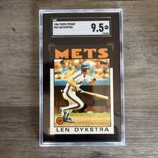 1986 Topps Lenny Dykstra #53 Collector's Edition (Tiffany) (RC) LOW POP!! 💎