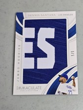 Dennis Santana 2019 Panini Immaculate Jumbo Hoodie Patch #IJ-DS #/5 59611