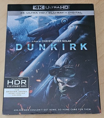 Dunkirk ( 4K Ultra HD + Blu-Ray ) New Sealed Slipcover