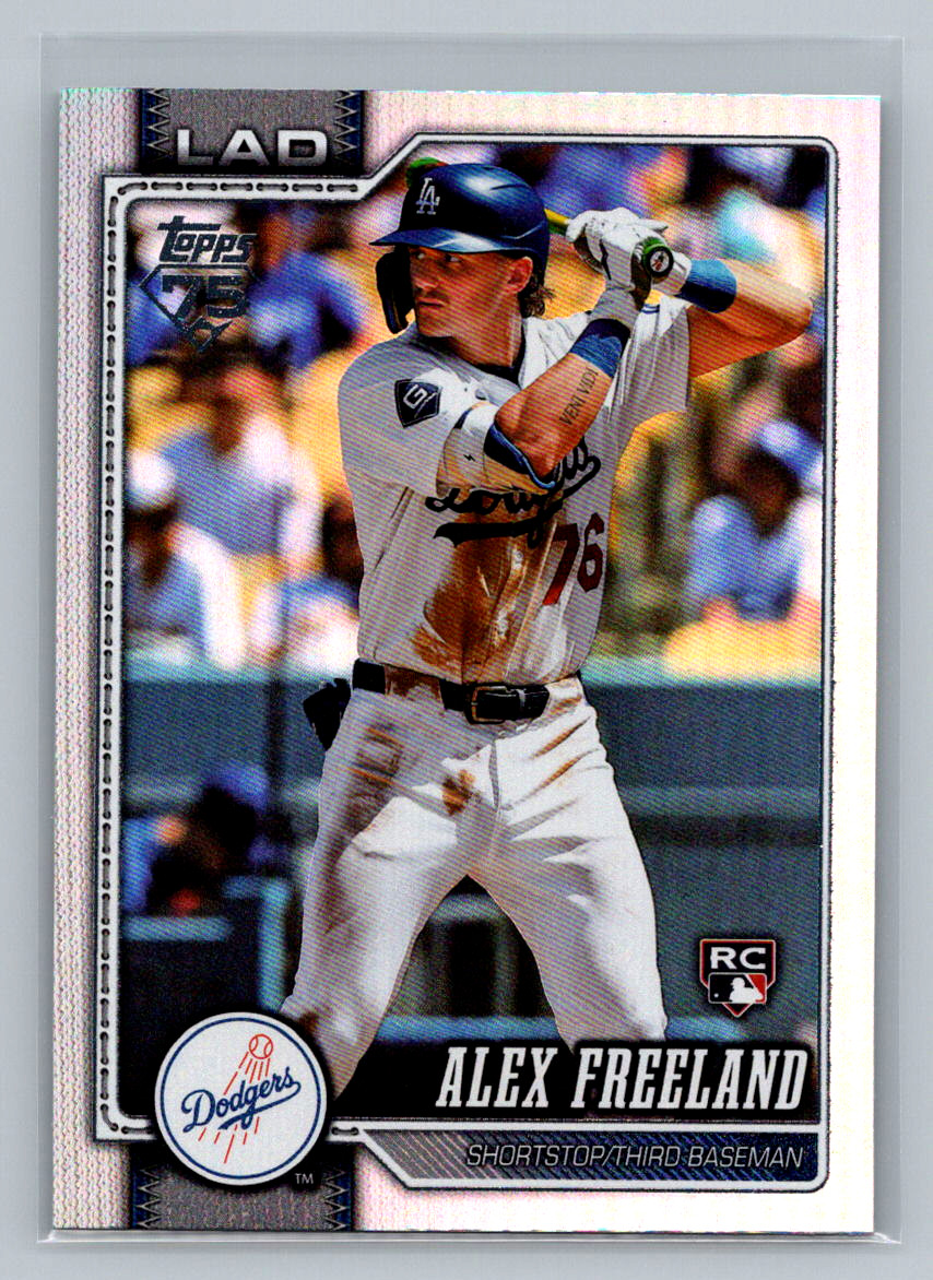 2026 Topps Series 1 #74 Alex Freeland Rainbow Foil
