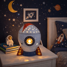 SCENTSY "Blast off Rocket" space ship wax warmer retired . No Bulb