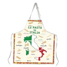 Italian Pasta Kitchen Apron - Italian Chef Apron 10.la Pasta in Italia Apron