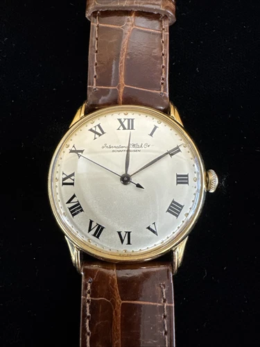 Vintage 18k Yellow Gold IWC Schaffhausen Mechanical (manual)