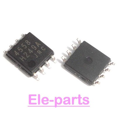 50PCS NJM4558M SMD-8 NJM4558 JRC4558 4558 SOP-8 Operational Amplifier Chip IC