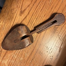 ATQ Adjustable Wooden Leadam Shoe Tree Pat. Mar 21, 1899 Size M HTF