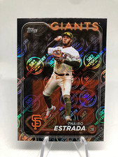 Thairo Estrada 2024 Topps 582 Montgomery Club Foil Card #290 Giants