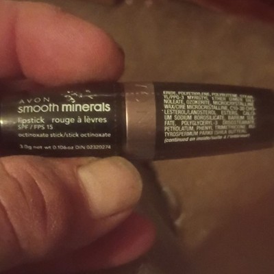 Avon Smooth Minerals Brown Lipstick Stick SPF 15 Sun Protection 0.106 oz