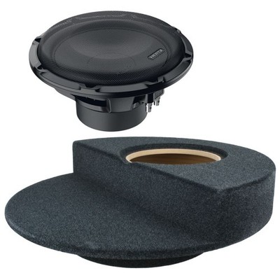 Subwoofer für BMW 3er E46 Touring Hertz CS 250 S4 25cm Bass + Reserverad-Gehäuse