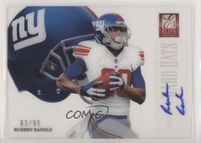 2012 Elite Rookie Hard Hats Signatures 63/99 Rueben Randle #30 Auto 0v1