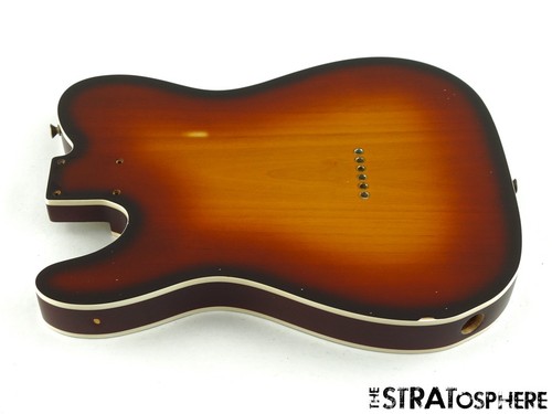 Fender Jason Isbell Custom Tele Road Worn Nitro BODY Double Bound Choc ...