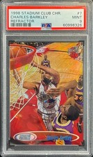 1998 Stadium Club Chrome Refractor #7 Charles Barkley PSA 9