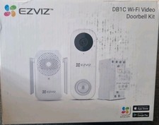 EZVIZ DB1C Smart Video Doorbell Kit FHD 1080P with Chime and Transformer, White