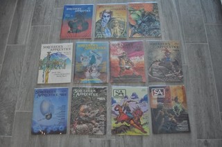 Lot of 11 Sorcerer's Apprentice Magazines Flying Buffalo Tunnels & Trolls