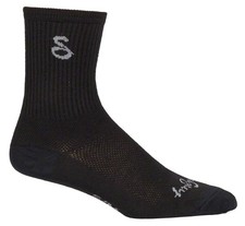 SockGuy Wool Tall Socks - 6 inch, Black, Larg...