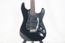 Squier BLACK AND CHROME STANDARD STRATOCASTER Electric Guitar Used