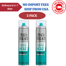 TIGI Bed Head Hard Head Hairspray for Extra Strong Hold 11.7 oz 2 PACK
