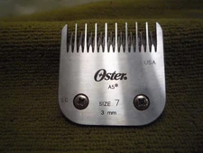 Vtg OSTER HAIR CLIPPER BLADE "A5" Series  3mm SIZE 7 Skip-Tooth,  made in USA