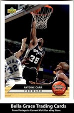 1992-93 Upper Deck McDonald's #P36 Antoine Carr San Antonio Spurs NBA Basketball