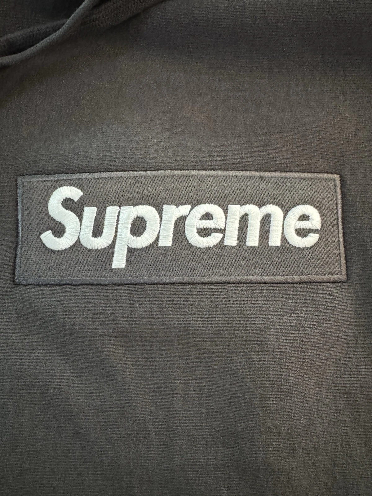 Felpa con cappuccio Supreme Box logo (FW24) NERA taglia L e XXL