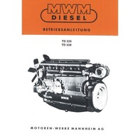 Mwm Dieselmotor TD226 TD228 6 Zylinder Traktor Betriebsanleitung