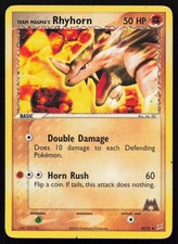 Team Magma's Rhyhorn Uncommon EX Team Magma vs Team Aqua 38/95 HP Mt. TBT on eBay