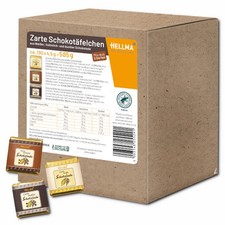 (34,12 /1kg) Hellma Schokotäfelchen Mix, Bel...