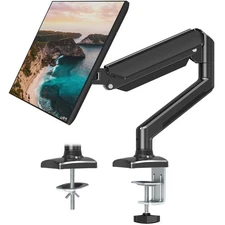 ErgoFocus Single Monitor Mount Arm, Gas Spring, up to 32"