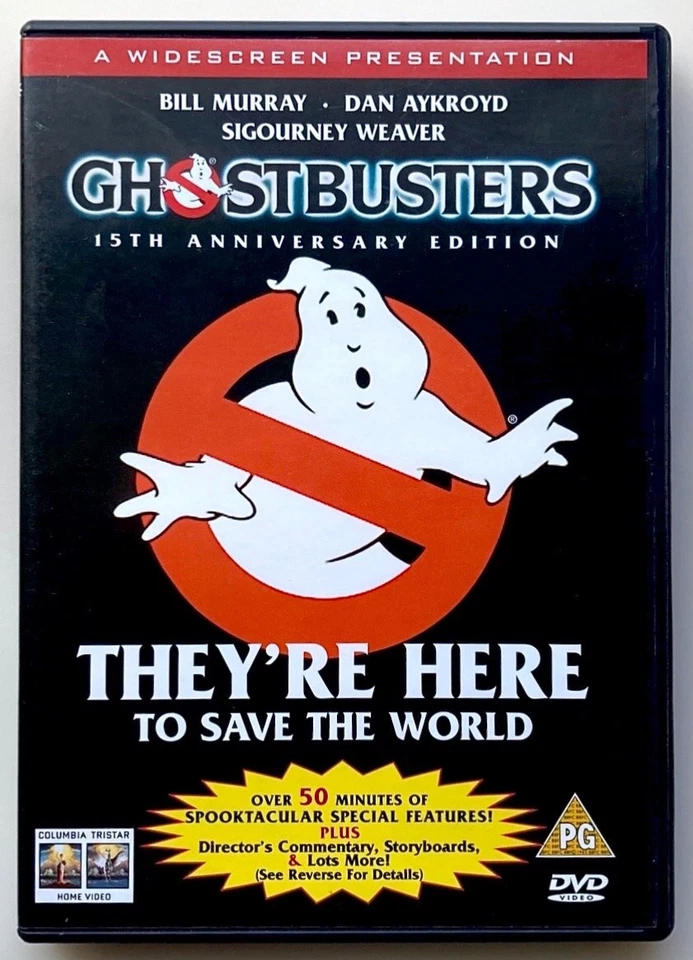 GHOSTBUSTERS & GHOSTBUSTERS II REGION 2 DVD'S BILL MURRAY DAN AYKROYD COMEDY - Image 2 of 4
