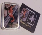Bullion Baddies S 6 Bougie Baddies Sasha Spree Naughty 1 oz Silver Bar w/ COA