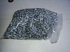 Meccano 200 x Dome Head Bolts (6mm) Zinc 37b - Taken From A Bulk Bag