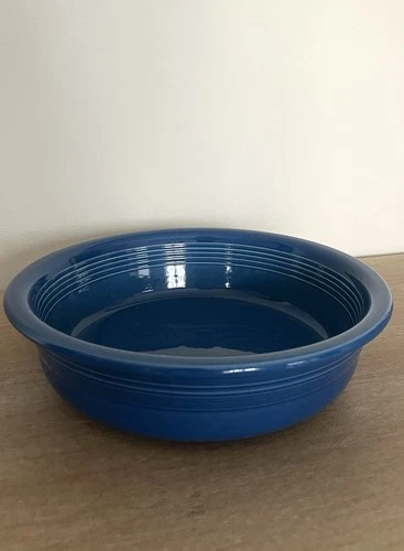 Fiestaware Fiesta Extra Large Serving Bowl Classic Rim Lapis 10.5" 80 oz 2qt