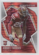 2021 Panini Rookies & Stars Rookies Red Pulsar Prizm Ambry Thomas #196 11yh