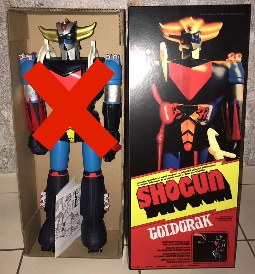 Goldorak 60cm boite compatible Shogun warrior Jumbo Goldrake grendizer - Photo 3/4