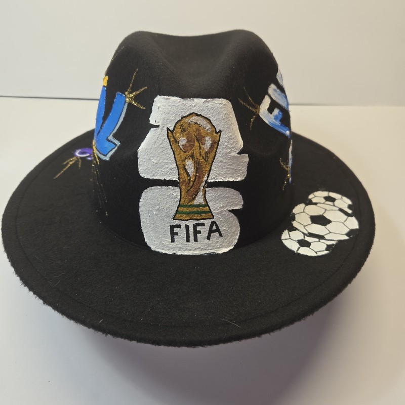 Hand Painted Fiva Fever Fedora