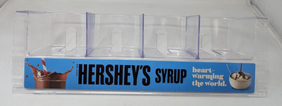 Vintage Hershey's Chocolate Syrup Holder Store Display Shelf Rack candy Y2K 90s