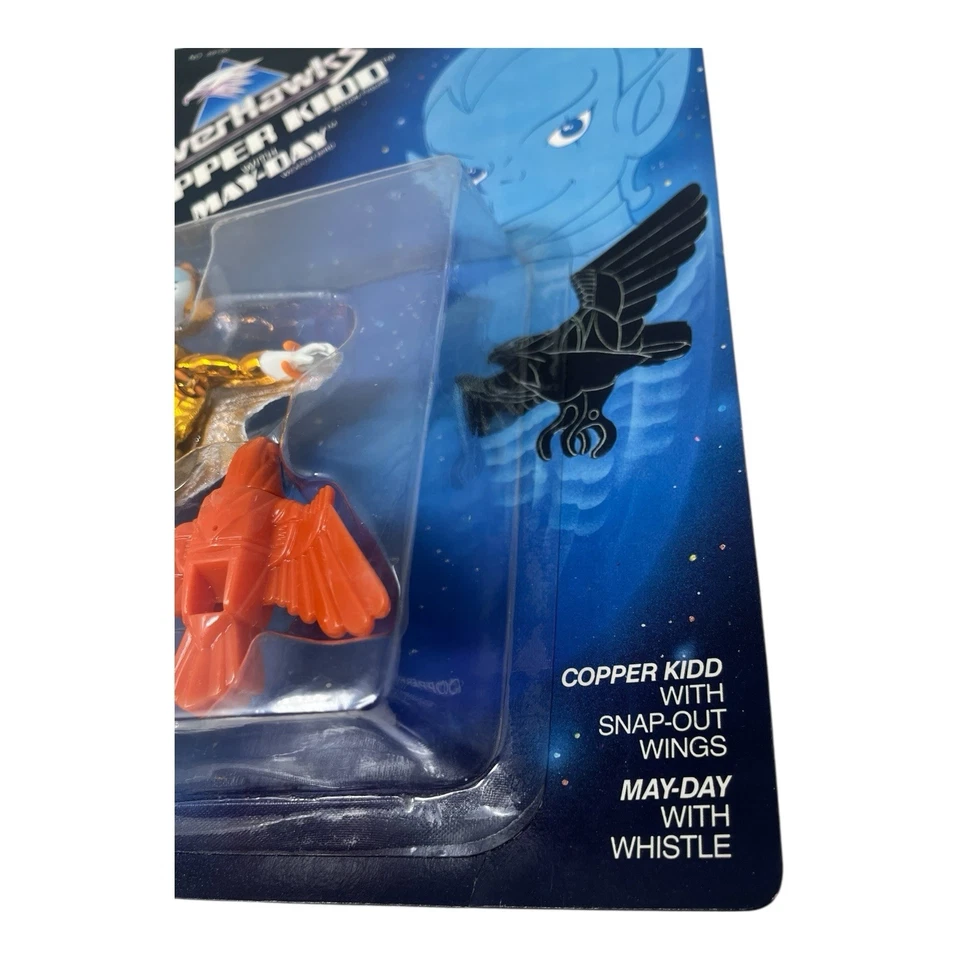 Silver Hawks Copper Kid 1986 de colección sin perforar ¡Sin usar, en caja! Kenner/Telepix Foto 3 de 4