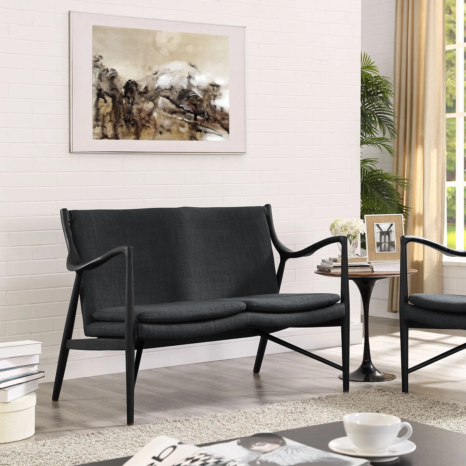 Modway Makeshift Upholstered Loveseat - Thumbnail 5
