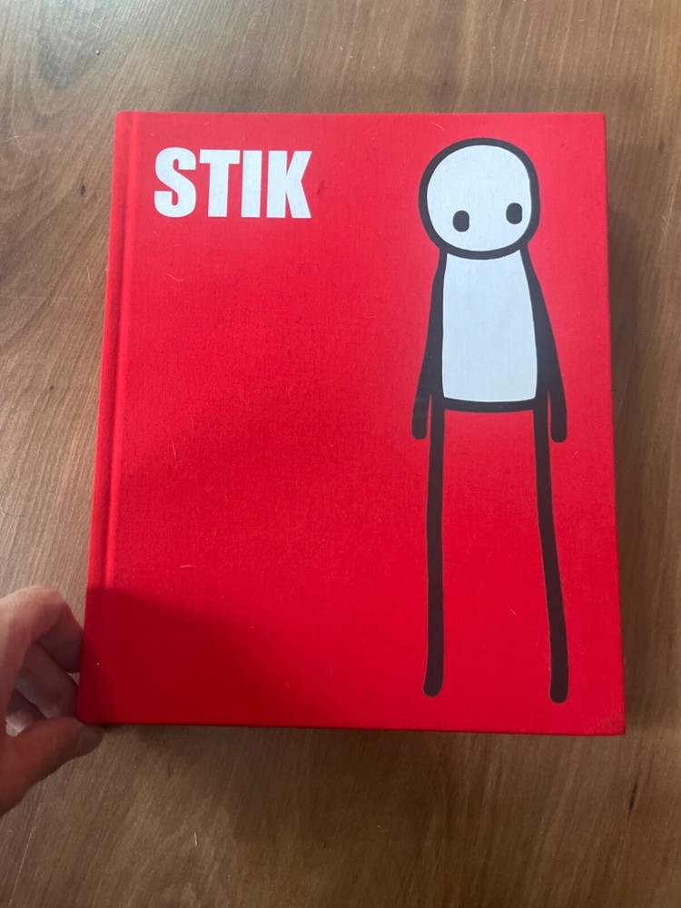STIK Book *hand signed with original marker drawing*-- without poster