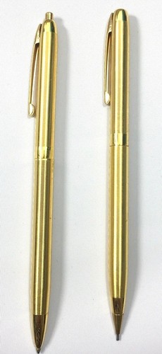 Vintage MacArthur Goldtone Pen Pencil Set With Box Gift Collectible - Picture 2 of 7
