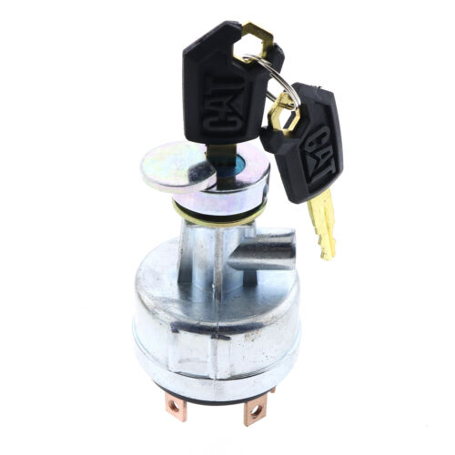 6 Terminal Ignition Switch W/ 2 key Fits Caterpillar Cat 3046 3066 - Picture 5 of 6