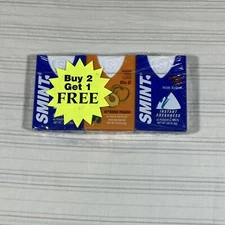 RRE Vintage Chupa Chups SMINT 3 Pack SEALED Candy Container Intense Peach B1