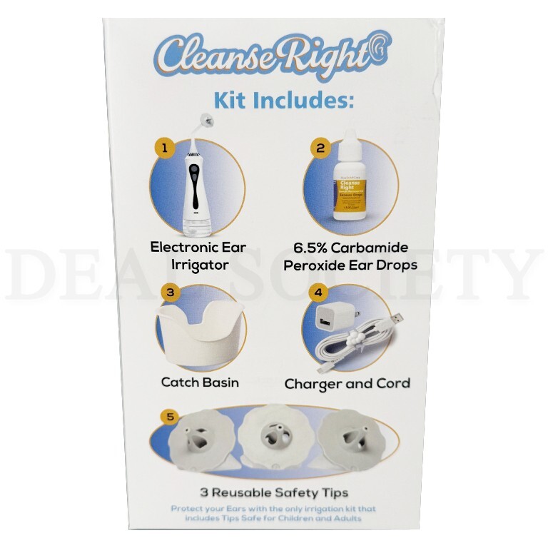 Cleanse Right Professional Electronic Ear Wax Removal Kit Safe & Effective