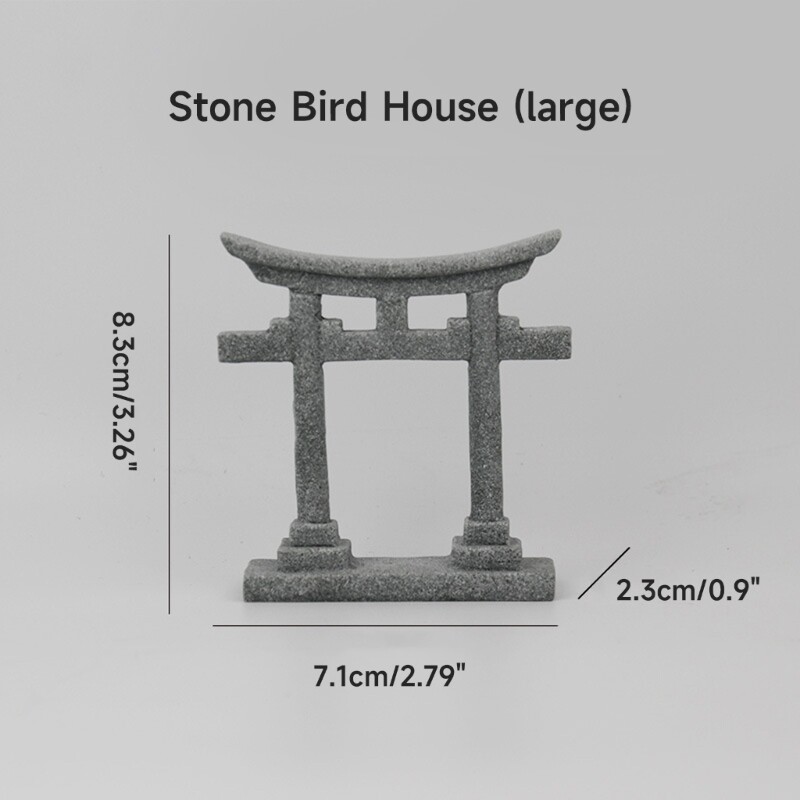 Fish Tanks Decoration Aquariums Japanese Torii Gate Ornament Garden